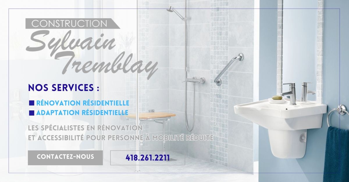 Bannière Construction Sylvain Tremblay